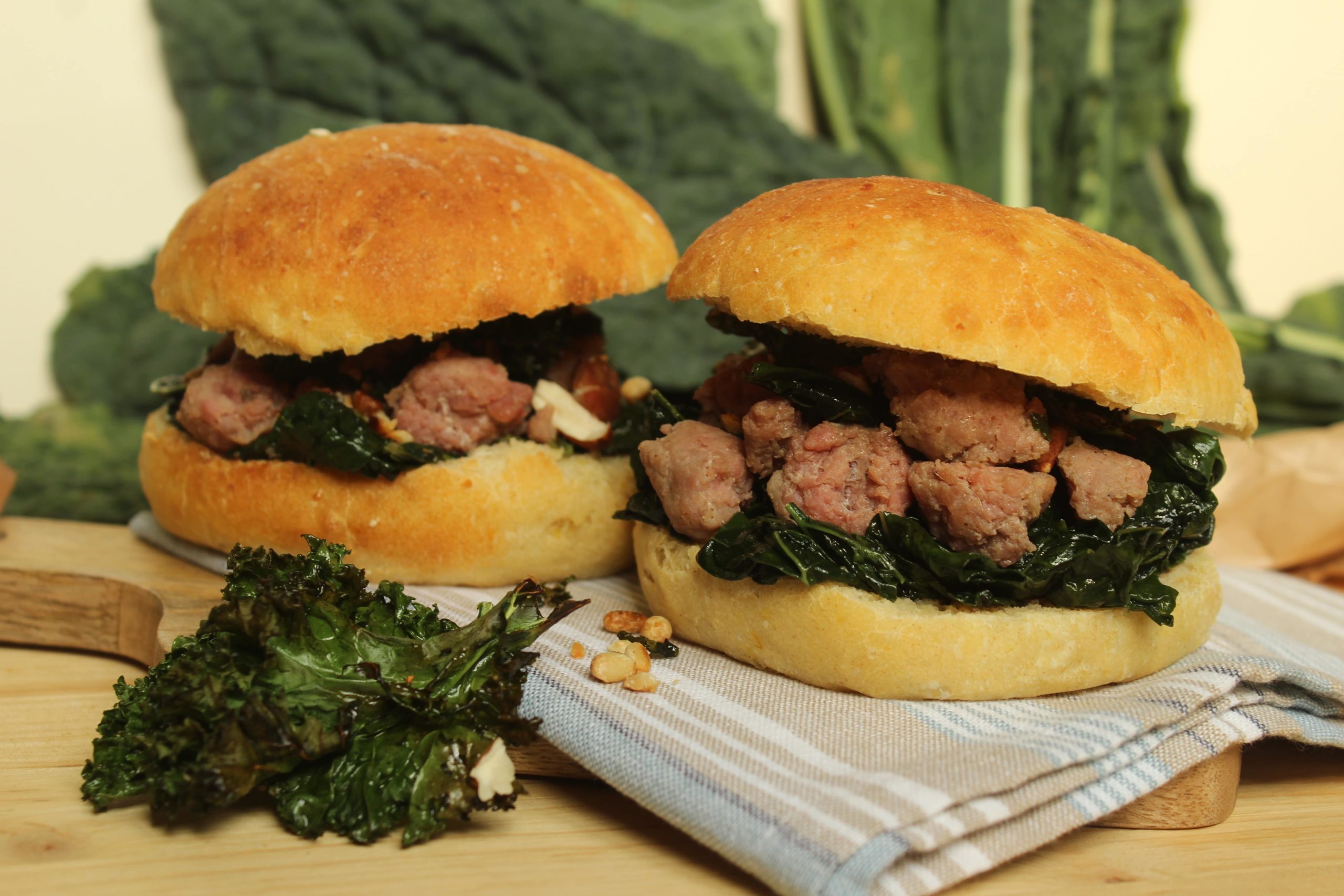 Panini Di Patate Con Cavolo Nero E Salsiccia Spignattando